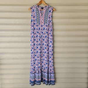 Talbots floral maxi dress
